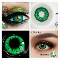 AMARA LENSES - Original 2pcsCosplay Anime Eyes Lenses for Eyes AYY Series Makeup Sharingan Beauty Contact Lenses Eye Cosmetic Color Lens Eyes