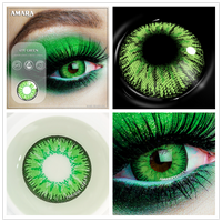 AMARA LENSES - Original 2pcsCosplay Anime Eyes Lenses for Eyes AYY Series Makeup Sharingan Beauty Contact Lenses Eye Cosmetic Color Lens Eyes