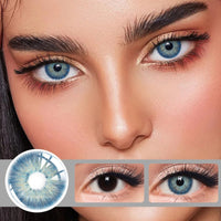 Original Bio-essence 1 Pair Colored Contact Lenses Natural Look Brown Eye Lenses Gray Contact Blue Lenses Fast Delivery Green Eye Lenses