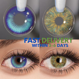 Original Bio-essence 1 Pair Colored Contact Lenses Natural Look Brown Lenses Beauty Gray Lense Blue Lenses Fast Delivery Green Eye Lenses