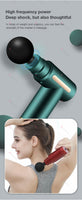 SANLEPUS Portable Massage Gun LCD Electric Percussion Pistol Massager For Body Neck Back Deep Tissue Muscle Relaxation Fitness