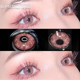 EYESHARE - Original Color Contact Lenses For Eyes 2pcs Natural Colored Lens Blue Pink Beauty Contact Lenses Eye Yearly Cosmetic Color Lens