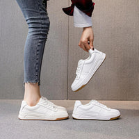 Original RIZABINA 2022 Ins Women Sneakers Real Leather Fashion Flats Shoes Woman Cross Strap Casual Daily Spring Lady Footwear Size 35-40