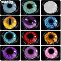 AMARA LENSES - Original 2pcsCosplay Anime Eyes Lenses for Eyes AYY Series Makeup Sharingan Beauty Contact Lenses Eye Cosmetic Color Lens Eyes