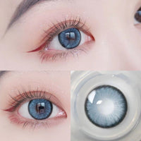 Original Bio-essence 1 Pair Colored Contact Lenses for Eyes Natural Brown Lenses Monet lense Blue Lenses Gray Eye Contact with Lense Case