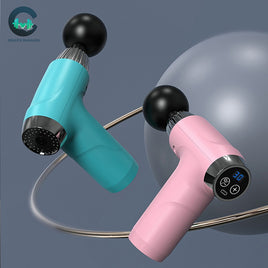 Portable Massage Gun Deep Tissue Percussion Muscle Massager For Pain Relief Fascia Gun Electric Body Massager