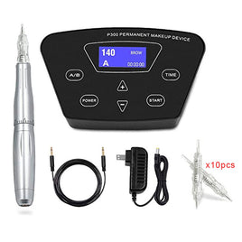 BMX Permanent Makeup Machine Dermografo Micropigmentacion Device Eyebrow Machine for Eyebrow Lip Tattoo Pen Kit P300