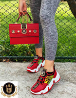 Original Miss Melisa Shoes and Bag stylish sneakers bag set Code S100