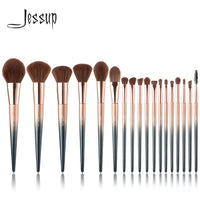 Jessup brushes 18pcs Makeup brushes set Powder Foundation Precision Blush Angled Contour Pencil Eyeshadow Eyeliner Eyebrow