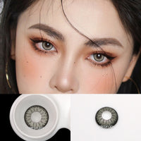FRESH LADY - Original 1 pair Color Contact Lenses For Eyes Blue Grey Beauty Pupils Natural Contact Lens Makeup Lens With Case Wholesale Yearly Use