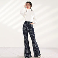 MARIGOLDSHADOWS - Original Takarra High Waist Denim Pants - Deep Blue