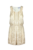 Q2 - Original Beige Sequin Romper