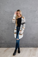 LIVING FREE BEAUTY - Original Best Part of Me Color Block Cardigan