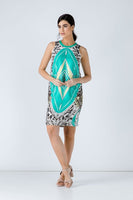 CONQUISTA FASHION - Original Animal Print Sleeveless Dress