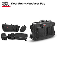 KEMIMOTO - Original UTV Side Storage Door Bag Knee Pad Overhead Bag for Can Am Maverick X3 R Canam Max R 4x4 Turbo DPS 2017-2022 #715004275