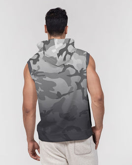 Men's Heavyweight Live Free Camo Sleeveless Hoodie