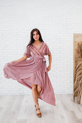 LIVING FREE BEAUTY - Original This Is Love Wrap Dress