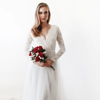 BLUSHFASHION - Original Curvy Ivory Wedding Dress #1125