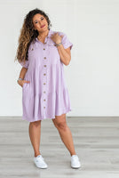 LIVING FREE BEAUTY - Original Extraordinary Life Button Down Dress