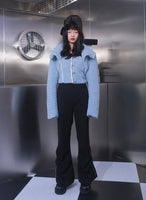 MARIGOLDSHADOWS - Original Kisho Fuzzy Top and Collared Jacket