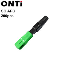 ONTi FTTH Embedded Fiber Optic Fast Connector SC APC Single Mode Fiber Optic Adapter SC UPC Cold Connection Quick Field Assembly