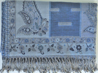 Original Handwoven Paisley Jamavar One of a Kind Limited Edition Designer Shawl