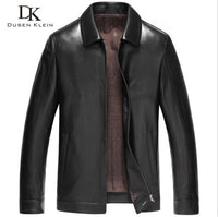 Promotion Genuine Leather Coats for Men 2018 New Spring Outerwear Slim/Simple Business Style/Sheepskin Leather Jacket DK6608A