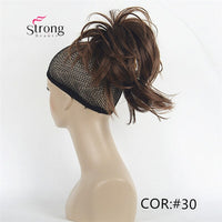 Silver 10-12inch Short Natural Wave Ponytail Hair Extension With Claw Clip in Hairpiece COLOUR CHOICES