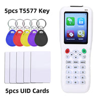 English Version iCopy With Full Decode Function Smart Card Key Machine 3 5 8 RFID NFC Copier IC ID Reader Writer Duplicator