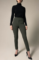 LE REUSSI - Original Olive Skinny Pants Women's Trousers