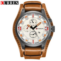 Curren 8225 Army Military Quartz Mens Watches Top Brand Luxury Leather Men Watch Casual Sport Male Clock Watch Relogio Masculino