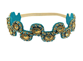 Original Jewelled Blue Zircon Headband