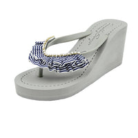 Original Woman Shoes Rock way (Stripe) - Women's High Wedge