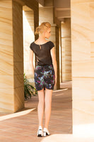 LAGEROSE - Original The Secret Garden Ruched Floral Pencil Skirt