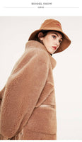 LUXURY AND ME - Original Real Fur Teddy Bear Style Winter Coat