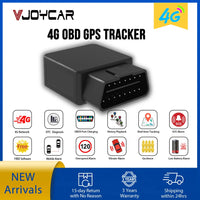 VJOYCAR - Original 2022 Real 4G LTE GPS Tracker Car OBD Locator OBDii Diagnostic Tool DTC Code Vibration Alarm Geo-Fence Real Time Tracking