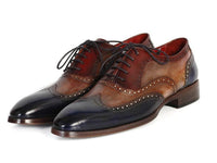 Paul Parkman Men's Three Tone Wingtip Oxfords (ID#PP2278)