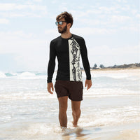 Oriental Design Men's Rash Guard Sharon Tatem Fashion