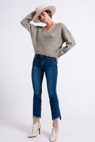 Q2 - Original High Waisted Jeans With Asymmetrical Hem