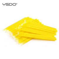 YSDO LASHES STORE - 1000 PCS Disposable Cotton Swab Eyelash Extension Tools Mascara Applicator Brush Lashes Extension Makeup Applicator Remove Tool