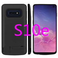 Battery Case for Samsung Galaxy S10 S10e Silicone Shockproof Battery Charger Case Slim Power Bank Case Cover ForSamsung S10 Plus