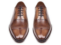 Paul Parkman Men's Antique Brown Oxfords (ID#AG444BRW)