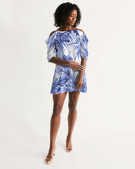 Women's Pacific Supply Open Shoulder A-Line Dress