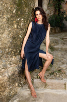 AKOSEE - Original Agape Midi Dress in Navy