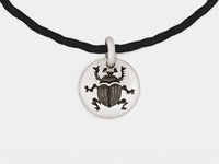 Original Scarab Beetle Charm Bracelet in Sterling Silver