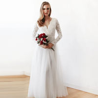 BLUSHFASHION - Original Curvy Ivory Wedding Dress #1125