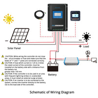 ACOPOWER 30A MPPT Solar Charge Controller With Remote Meter MT-50