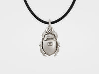 Original Scarab Beetle Pendant in Sterling Silver