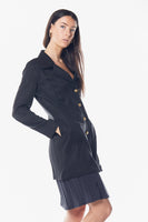 LE REUSSI - Original Women's Linen Long Jacket in Black