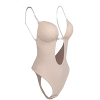 Original Women's Full Body Backless Shaperwear Thong Seamless U Plunge Shapers